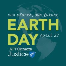 Our Planet, Our Future. Earth Day is April 22.